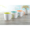 450ml glaze ceramic water mug passed FDA,ROHS certification